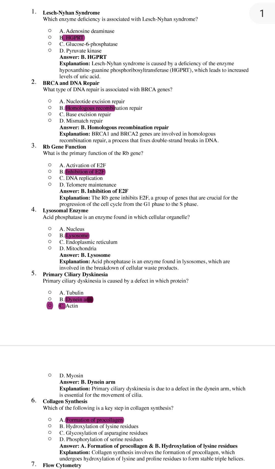 USMLE Step 1 July 2024 Post-Pool Recalls & Past Papers with In-Depth Explanations โ Latest Collection for 2024-2025