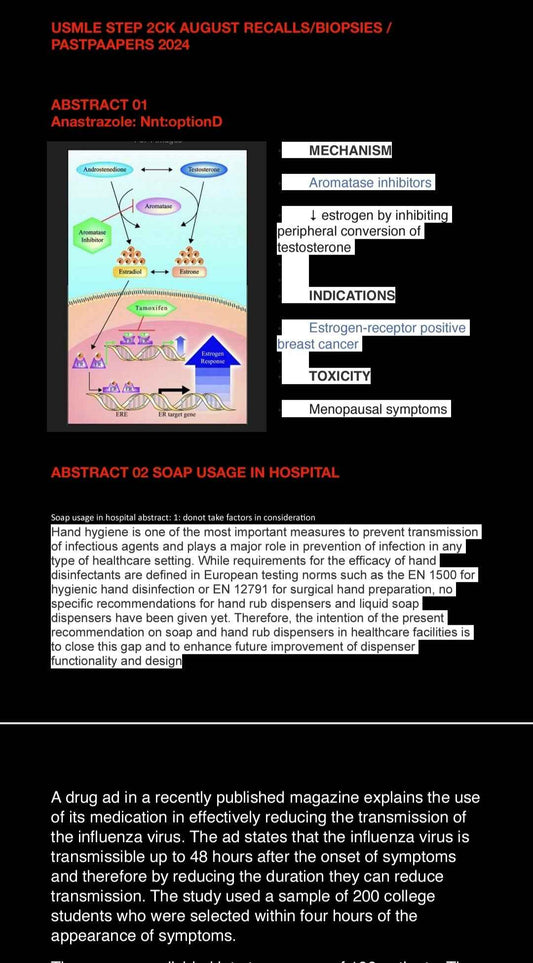 USMLE Step 2CK August 2024 Recalls, Past Papers, and Biopsies - Postpool Change Edition