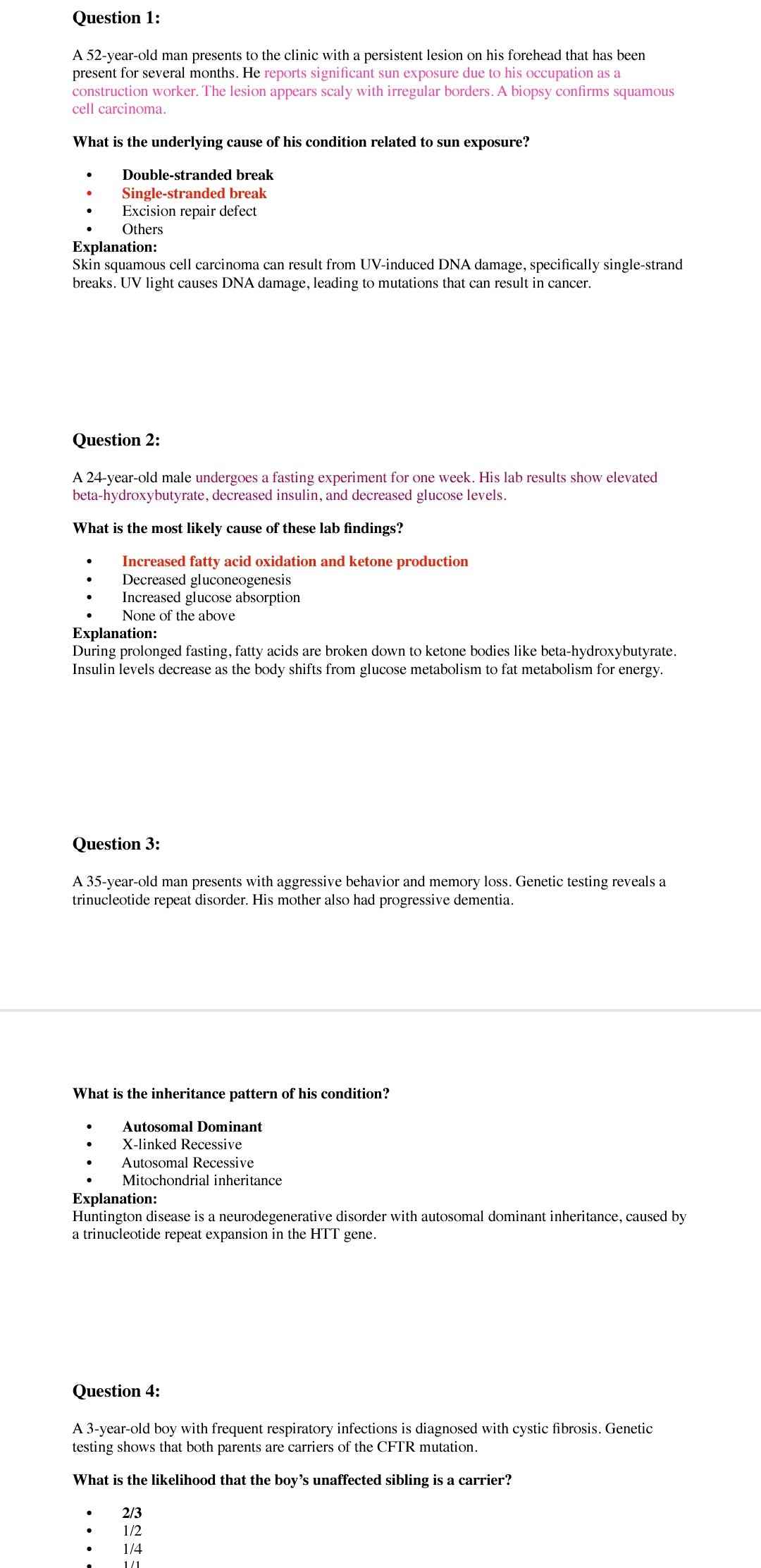USMLE Step 1 September Recalls/Past Papers/Biopsies 2024 โ Ace Your Exam with the Latest High-Yield Resources