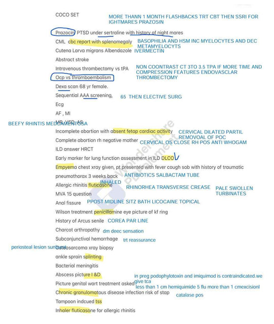 USMLE Step 2CK November/October Recalls, Biopsies & Past Papers 2024-2025