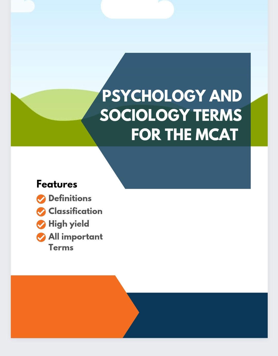 Psychology and Sociology Terms for The MCAT