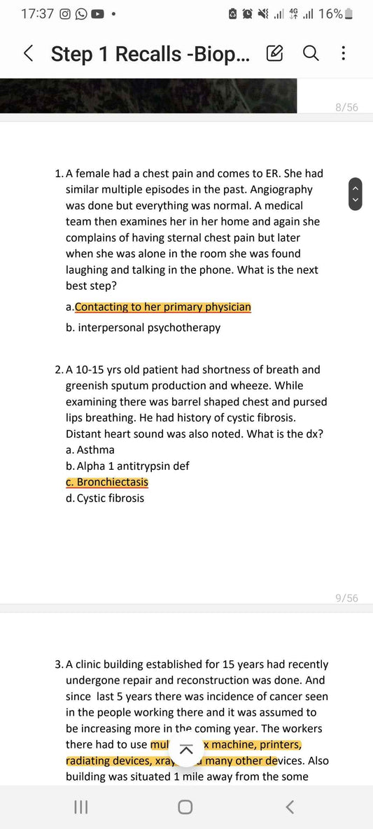 Step -1 All Recalls -Biopsies Till May 2023