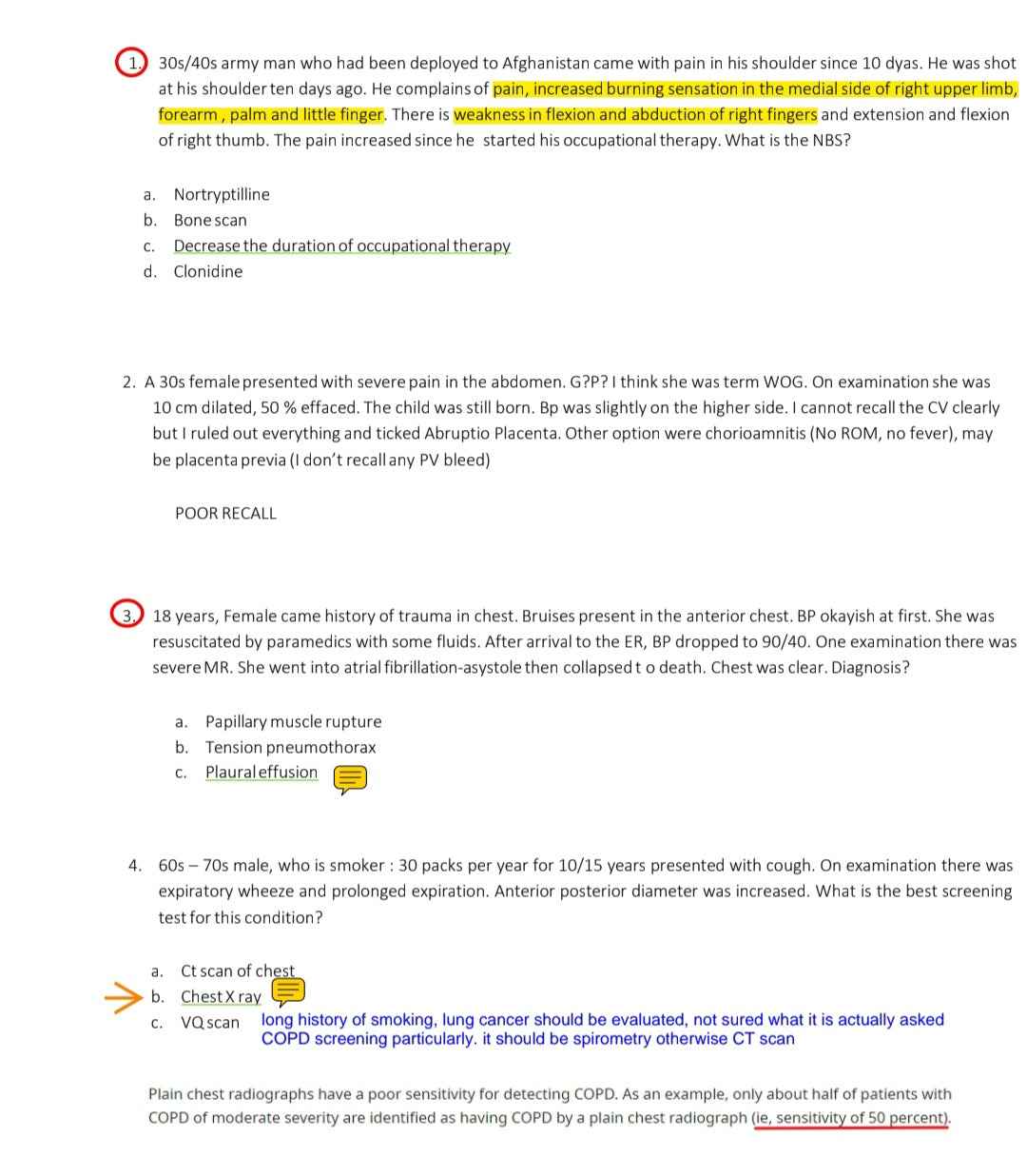 Step 2CK All Recalls/Biopsies/Past papers Till May 2023