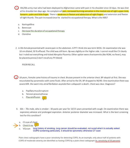 Step 2CK All Recalls/Biopsies/Past papers Till May 2023