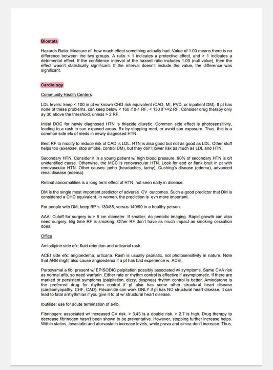 Comprehensive USMLE Step 3 High-Yield Notes: 90 Pages of Essential Content
