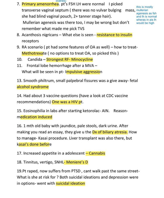 Elevate Your USMLE Step 2CK Prep: February-March Recalls/Past Papers/Biopsies 2024-2025