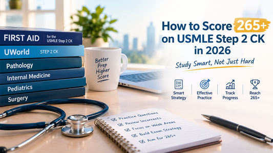 How to Score 265+ on USMLE Step 2 CK in 2026: How to Study Smart