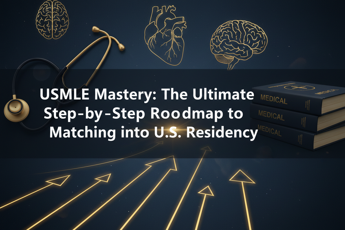 USMLE Mastery: The Ultimate Step-by-Step Roadmap to Matching into U.S. Residency