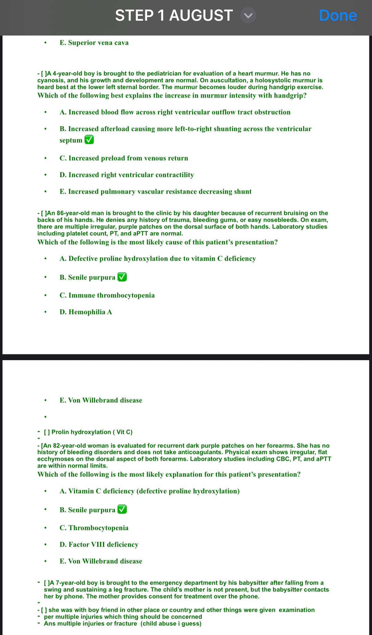 USMLE Step 1 August 2025 Recalls & Past Papers – Fully Updated