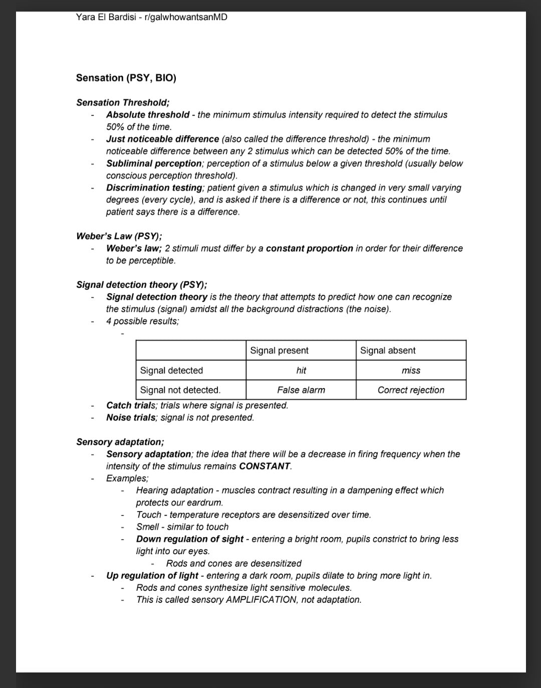 Psych/Sociology Guide with Notes
